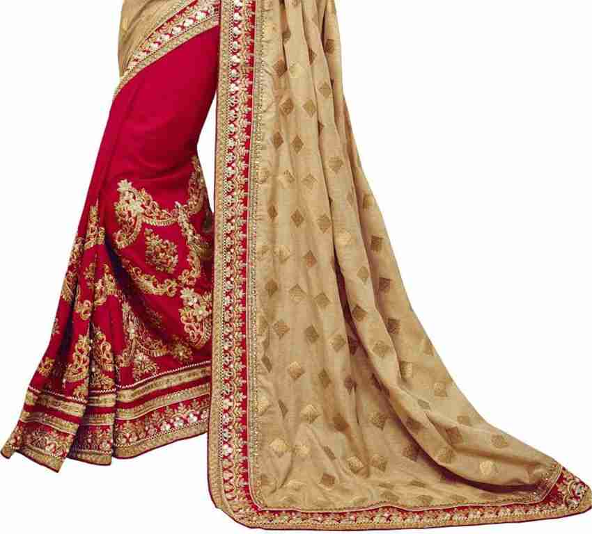 Buy NIRJAS Designer Embroidered Applique Bollywood Georgette