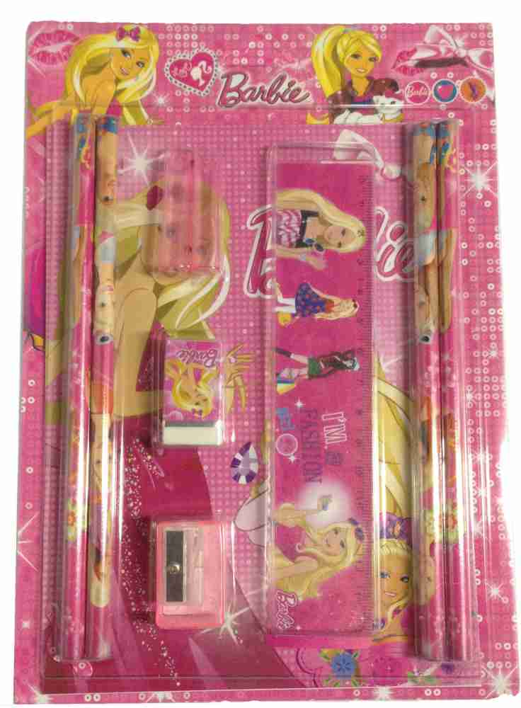 barbie pencil set