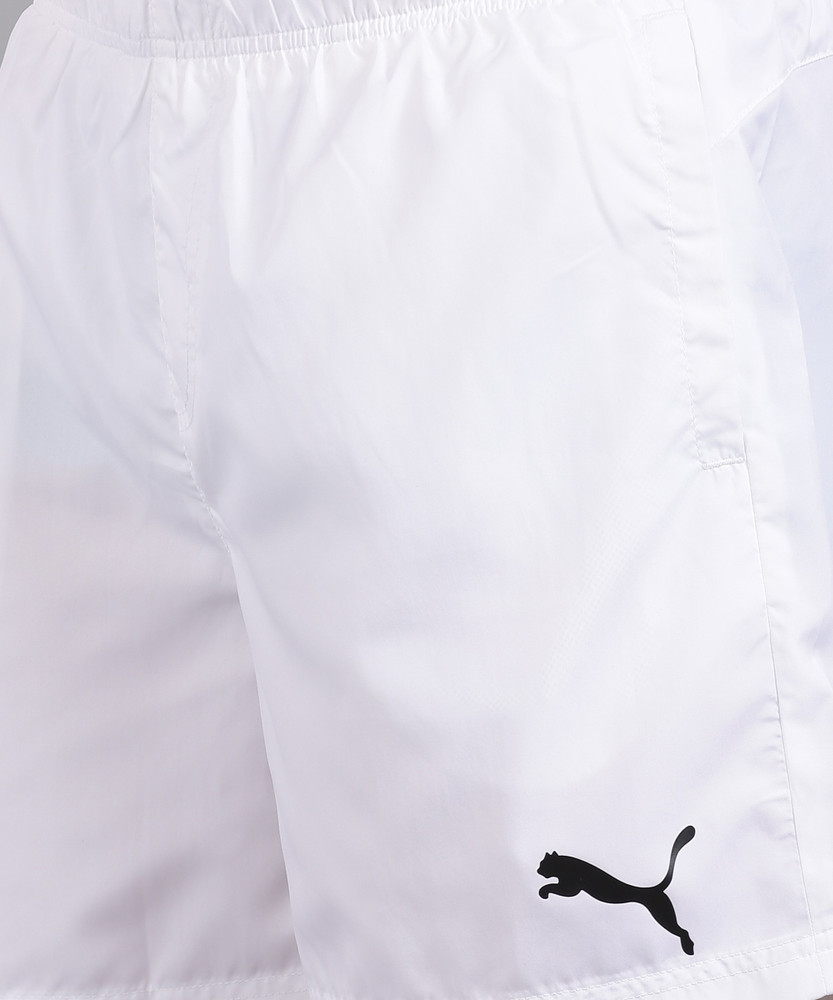 PUMA Solid Men White Sports Shorts Buy Puma White PUMA Solid Men