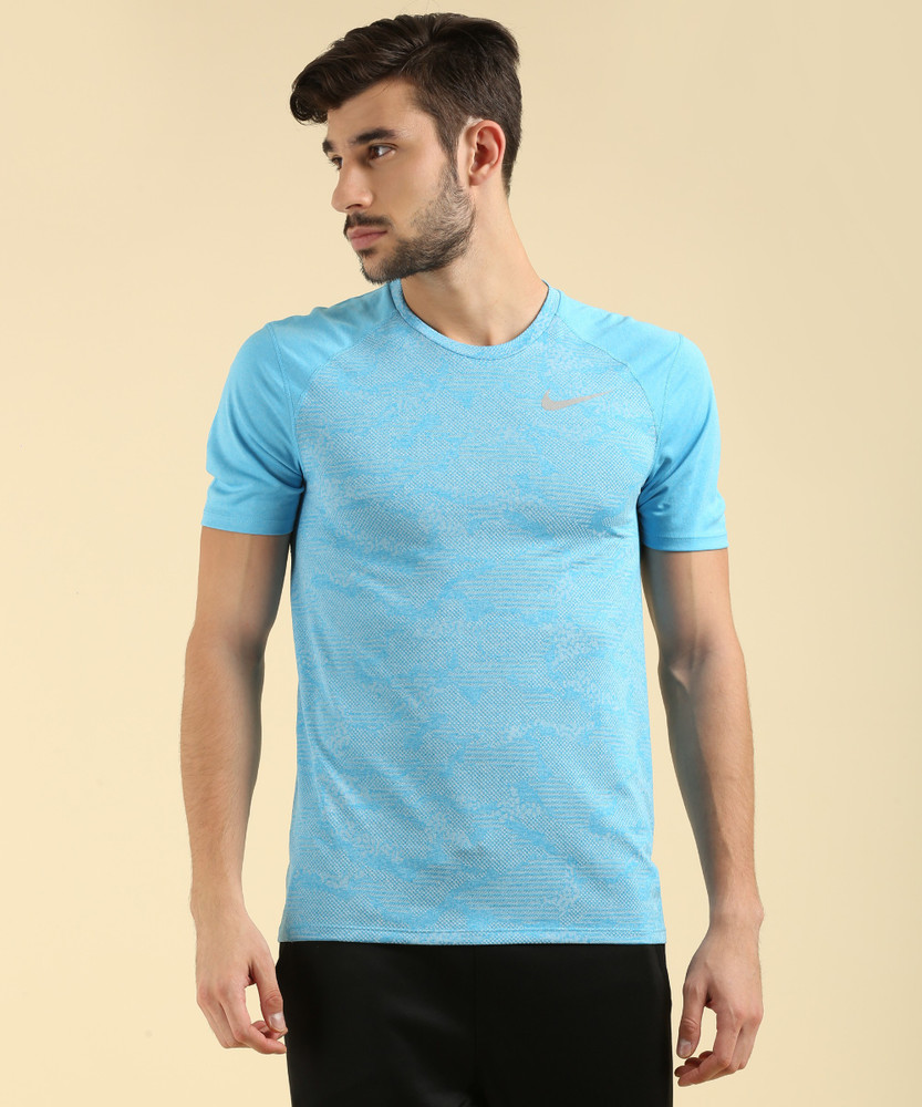 NIKE Solid Men Round Neck Light Blue T Shirt Buy BLUE NIKE Solid Men Round Neck Light Blue T Shirt Online at Best Prices in India Flipkart