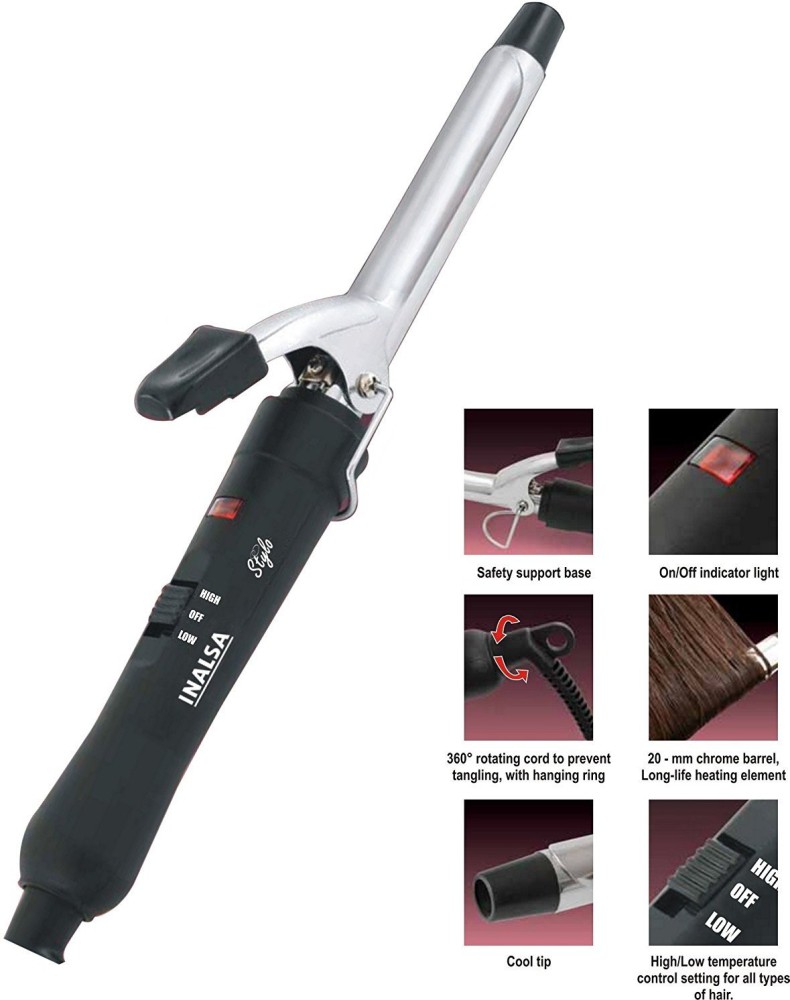 Inalsa hair shop straightener and curler