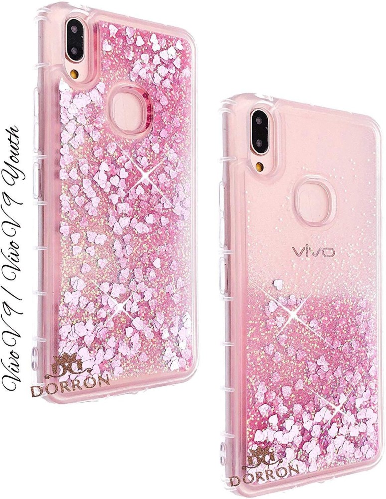 MobiTussion® Luxury Glossy Mirror Tempered Glass Camera Lance Protection  Hard Back Case Cover for Vivo V9 / Vivo V9 Youth/Vivo V9 Pro (White) :  : Electronics