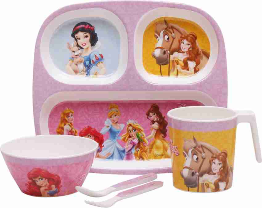 Servewell Disney Princess Kids Plate Bowl Spoon Cup Serving Set Price in India Buy Servewell Disney Princess Kids Plate Bowl Spoon Cup Serving Set online at Flipkart