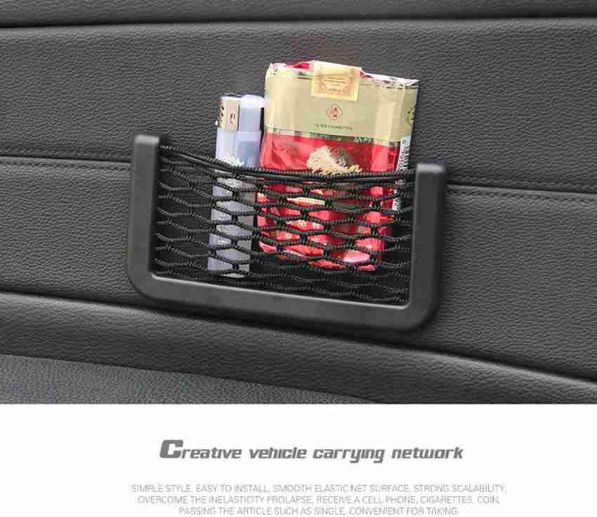  2PCS Car Seat Side Organizer, Multi-Pocket Seat Storage Hanging  Bag, Car Multifunctional Storage Mesh Net Pocket, Can Hold Mobile Phone,  Wallet, Glasses, Suitable for Cars, SUVs and Trucks : Automotive