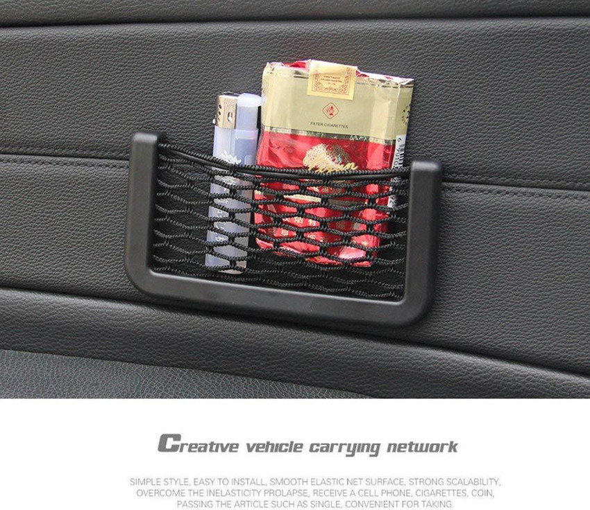 Car net clearance card pocket