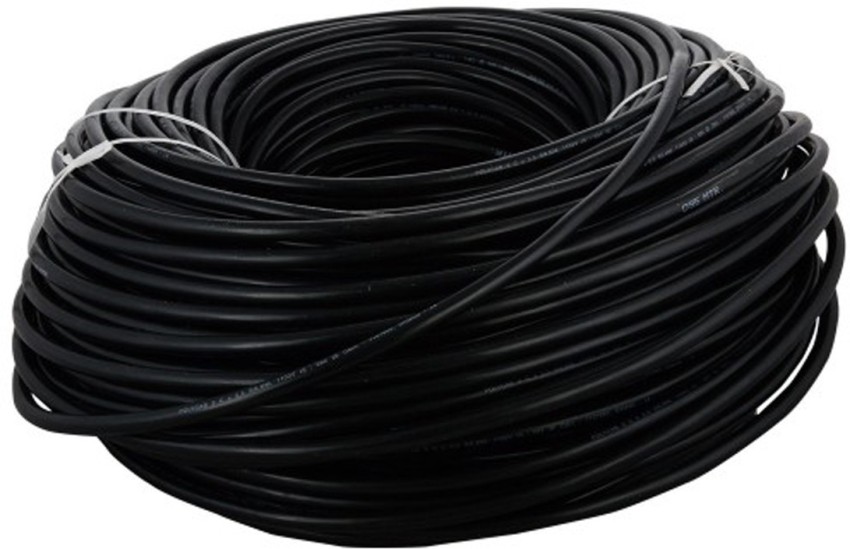 Howard Co axial cable RG -6 for all dth black 100 meters 1 sq/mm Black 100  m Wire Price in India - Buy Howard Co axial cable RG -6 for all dth
