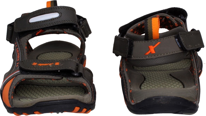 Sparx Sparx Men SS 430 Olive Orange Floater Sandals Men Orange