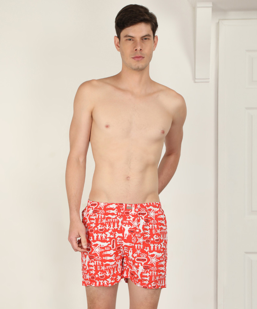 FLYING MACHINE Printed Men Boxer Buy DK. ORANGE FLYING MACHINE Printed Men Boxer Online at Best Prices in India Flipkart