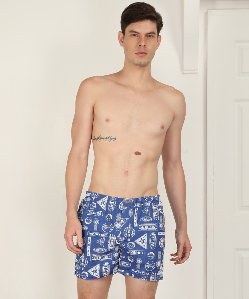 FLYING MACHINE Printed Men Boxer Buy DK. BLUE FLYING MACHINE Printed Men Boxer Online at Best Prices in India Flipkart