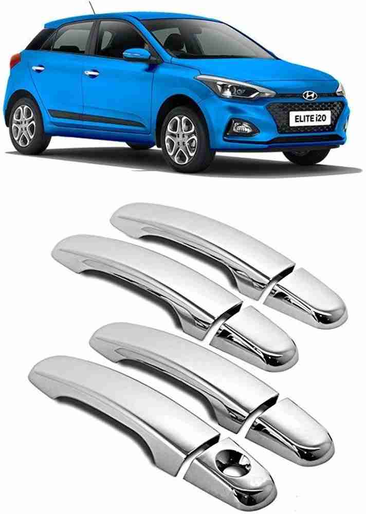 RideoFrenzy Hyundai Elite i20 Active Chrome Handle Cover cum Hyundai i20 Car Door Handle
