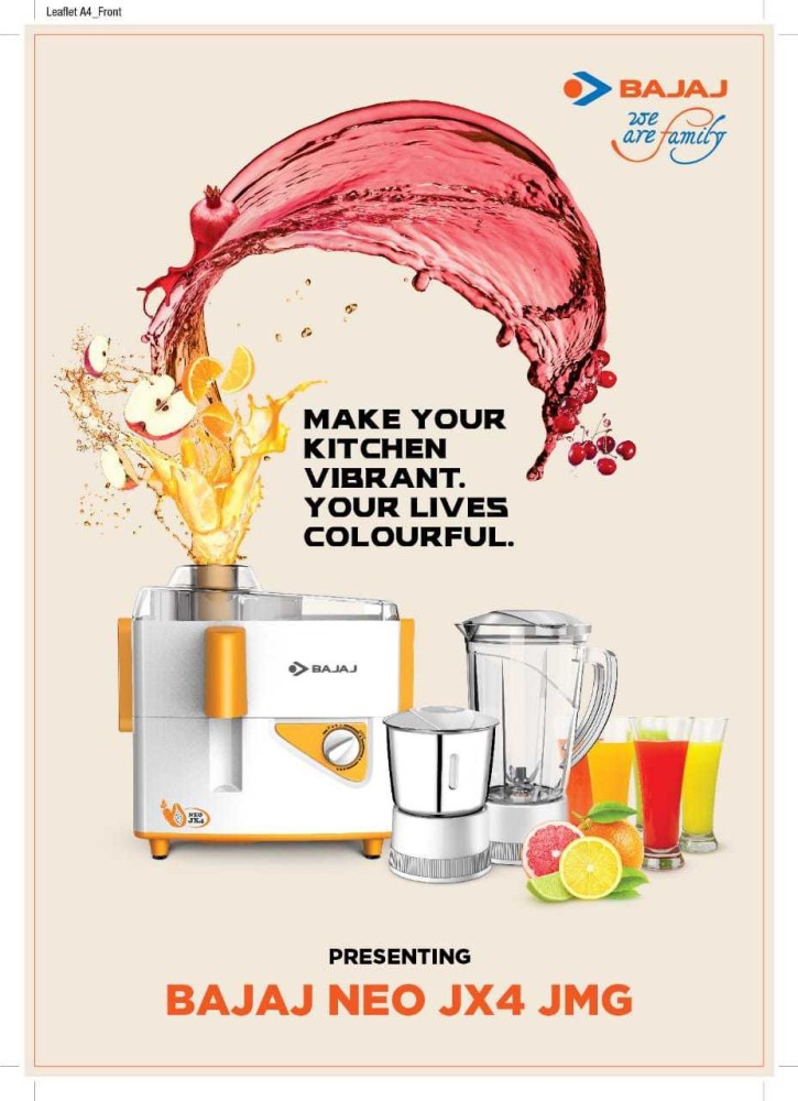 Bajaj jx4 juicer store mixer grinder