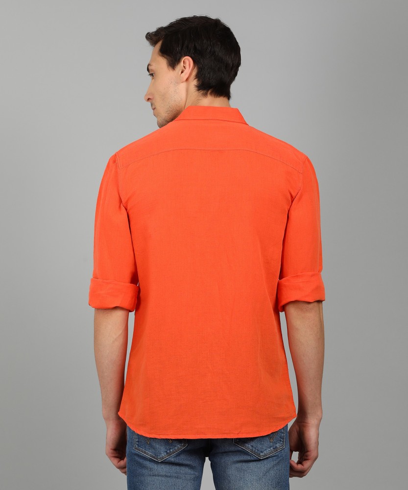 wrangler orange shirt