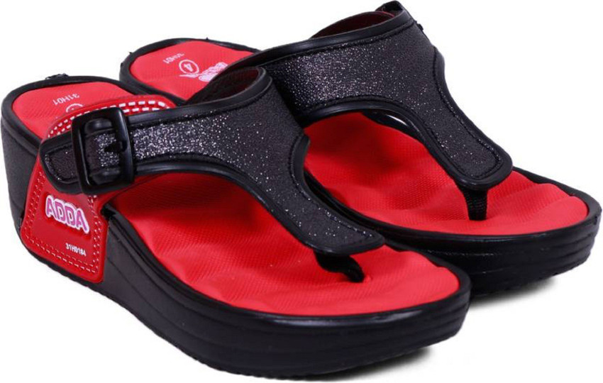 Adda Women Women Black Rubber New Look Casual Slipper Slippers Buy Adda Women Women Black Rubber New Look Casual Slipper Slippers Online at Best Price Shop Online for Footwears in