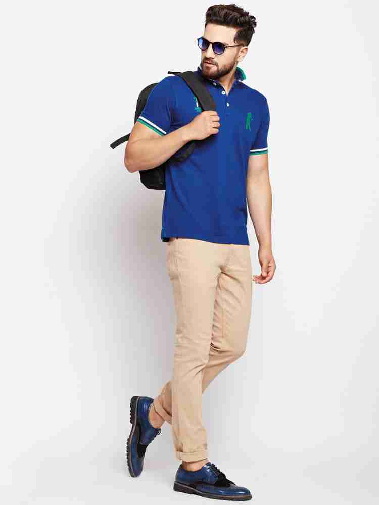 TAANZ Solid Men Polo Neck Blue T Shirt Buy TAANZ Solid Men Polo Neck Blue T Shirt Online at Best Prices in India Flipkart