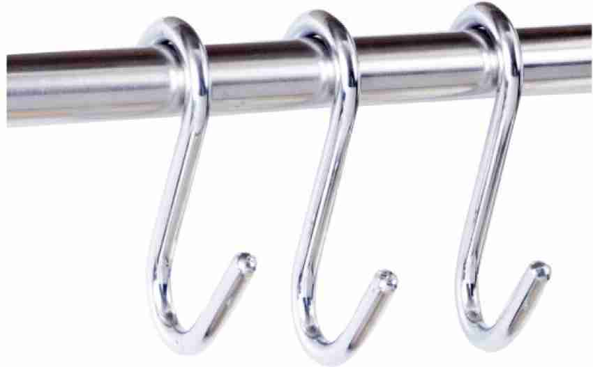Levon Stainless Steel Thick S Shape Type Hanger Hooks Organiser For  Hanging Accessories - (Pack Of 6) Hook 6 Price in India - Buy Levon  Stainless Steel Thick S Shape Type Hanger Hooks Organiser For Hanging  Accessories - (Pack Of 6) Hook 6