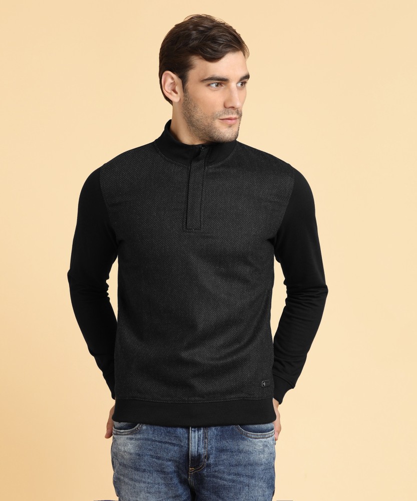 Peter england sweatshirt cheap black