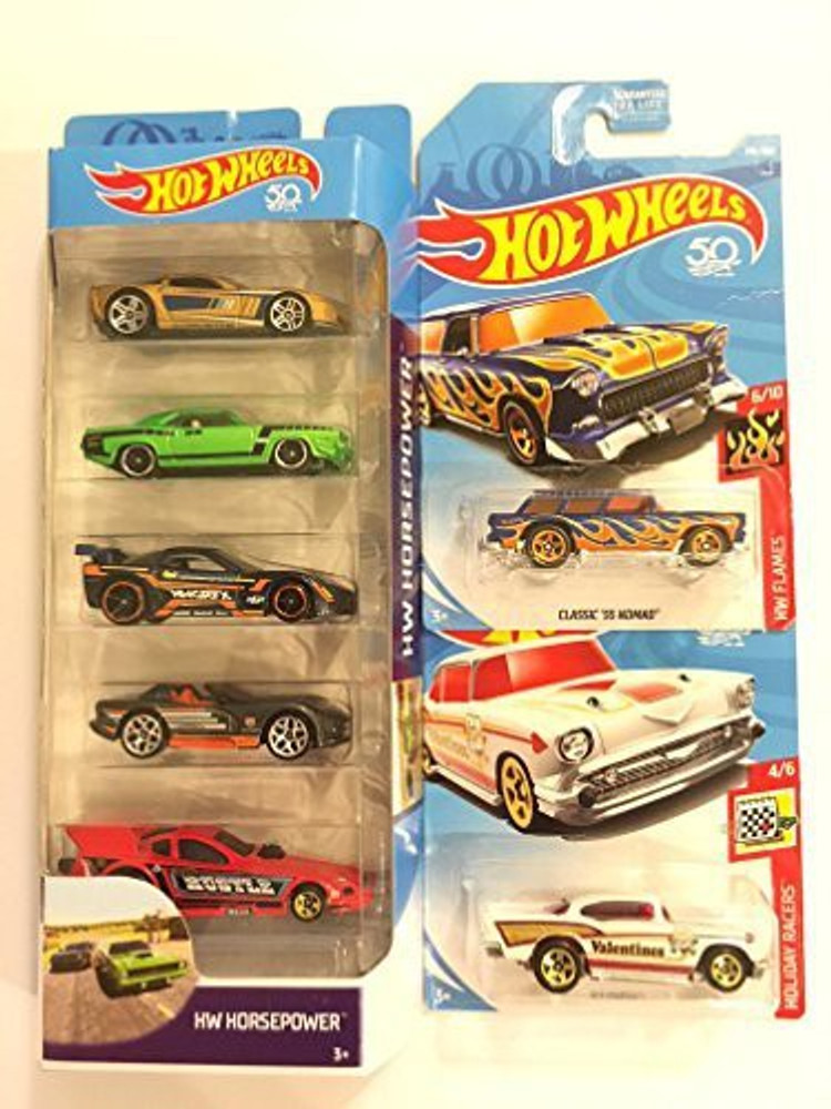 Hot wheels flames top 5 pack 2018