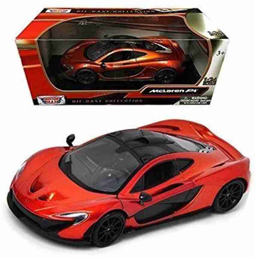 Motormax 1 24 W B MCLAREN P1 Diecast Car Model Orange Color 1 24