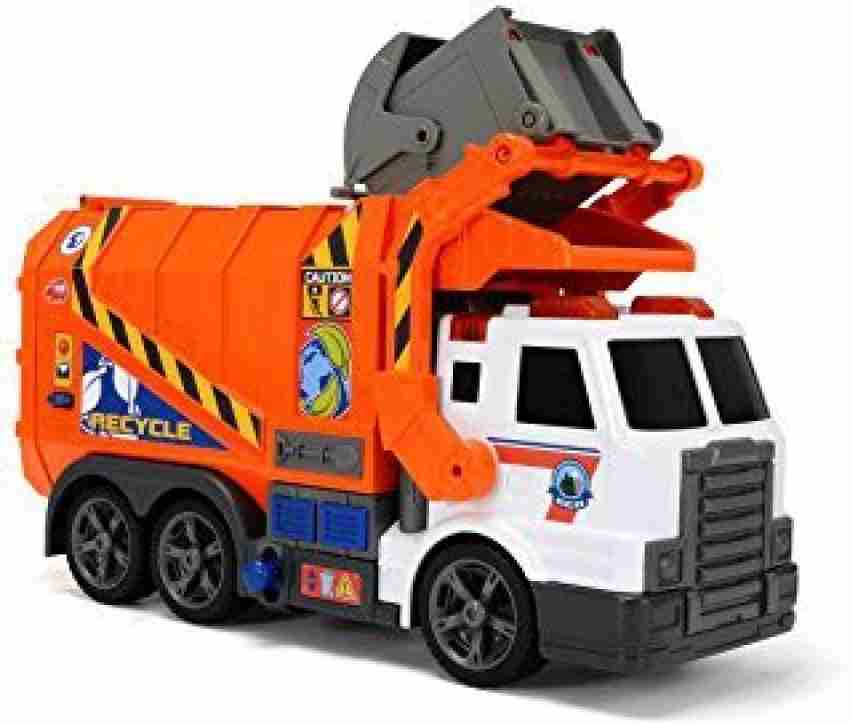 dickie toys light and sound garbage truck