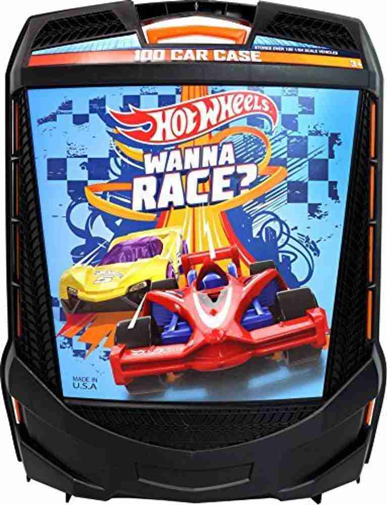 Tara Toys Hot Wheels 100 Car Rolling Storage Case with