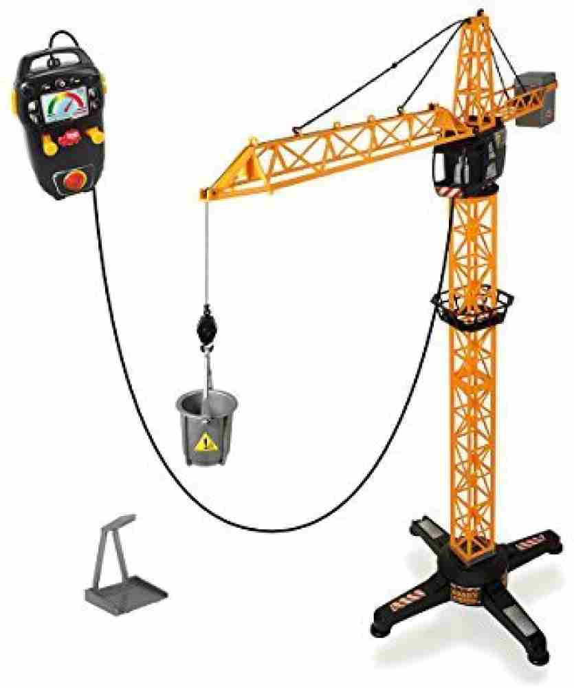 Dickie toys mega cheap crane remote control set