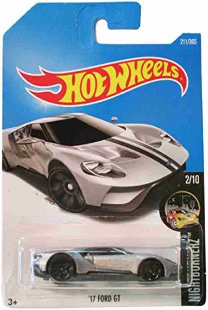 HOT WHEELS 2017 Nightburnerz 17 Ford GT 211 365 Silver 2017