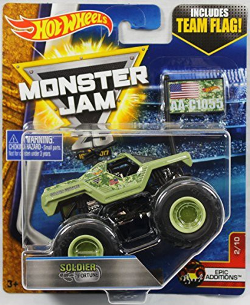 Hot wheels monster jam soldier hot sale fortune