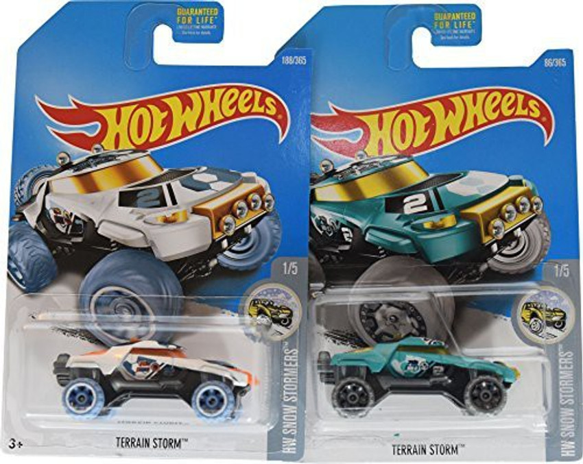 HOT WHEELS 2017 HW Snow Stormers Terrain Storm 1 10 Set of 2