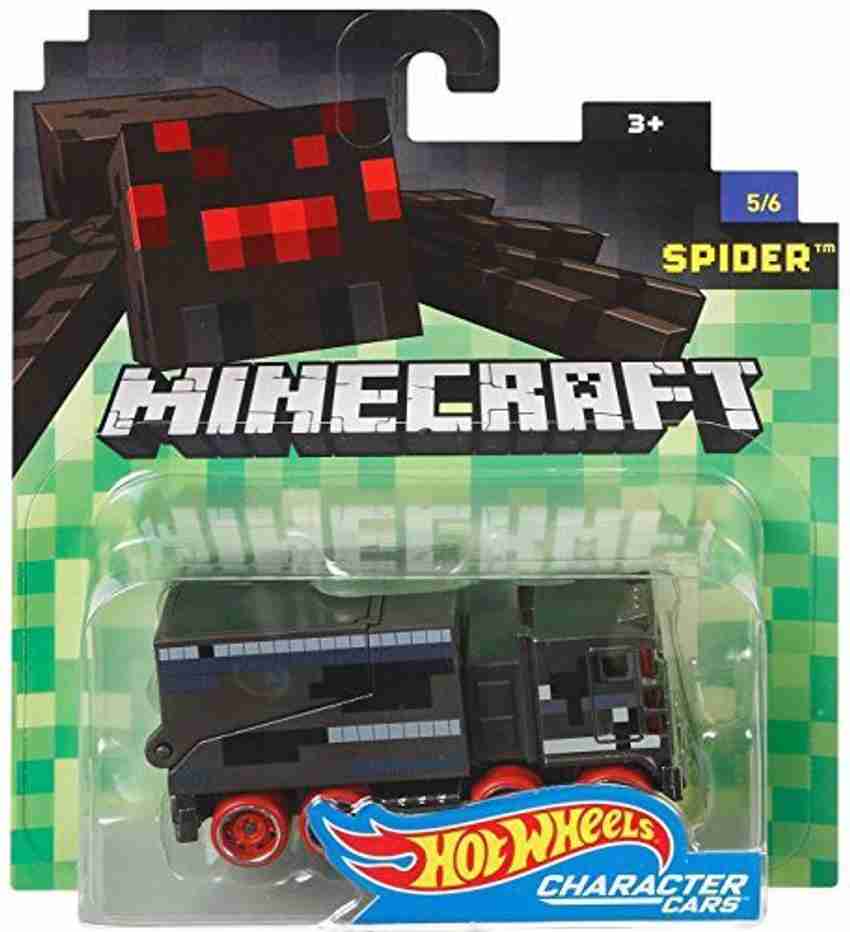 HOT WHEELS Minecraft Spider Die Cast Vehicle 5 6 Minecraft