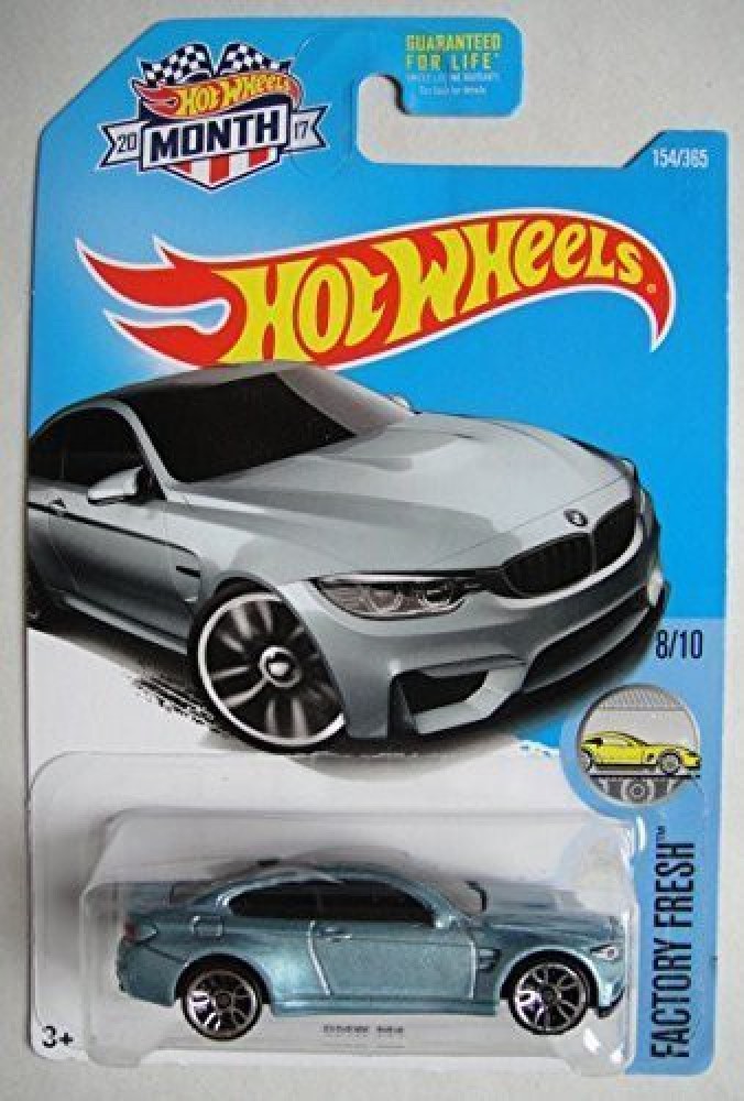 Hot Wheels 2017 Factory Fresh BMW Model M4 154/365, Blue-Gray