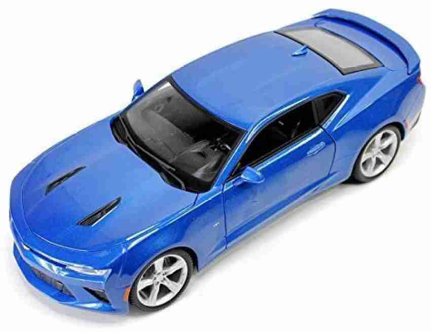 Chevrolet 2016 Camaro Ss Blue 1/18 Diecast Model Car By Maisto