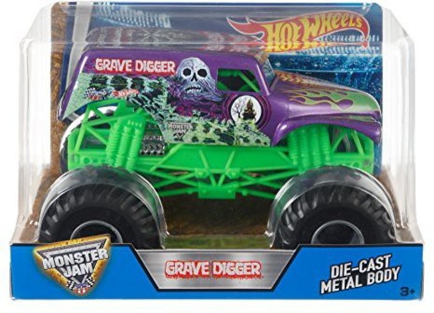 Hot wheels monster store truck grave digger