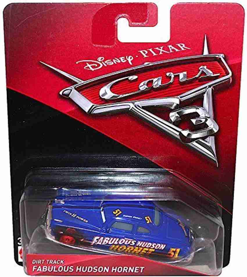 Die Cast Disney Cars 3 Dirt Track Fabulous Hudson Hornet 1 55