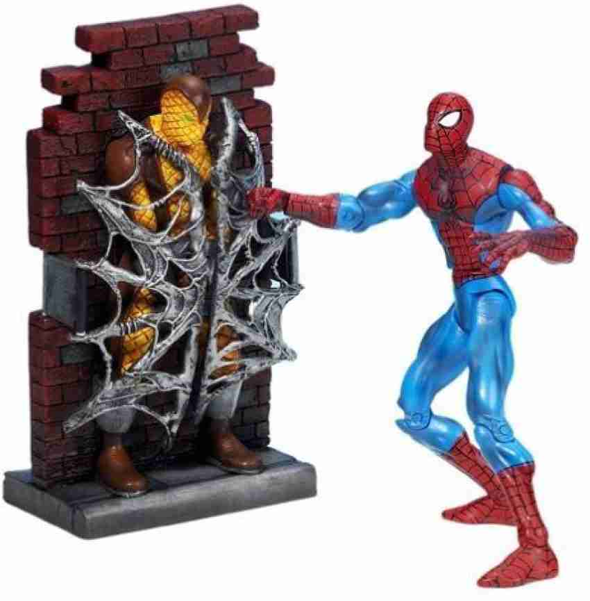 Toybiz 2003 Super Poseable 6” Spider-Man sale Figure w/billboard