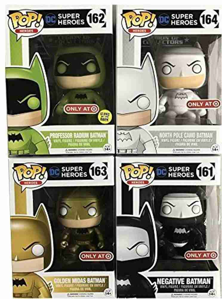 BATMAN Funko Pop! Dc Heroes Set Of Four Negative #161