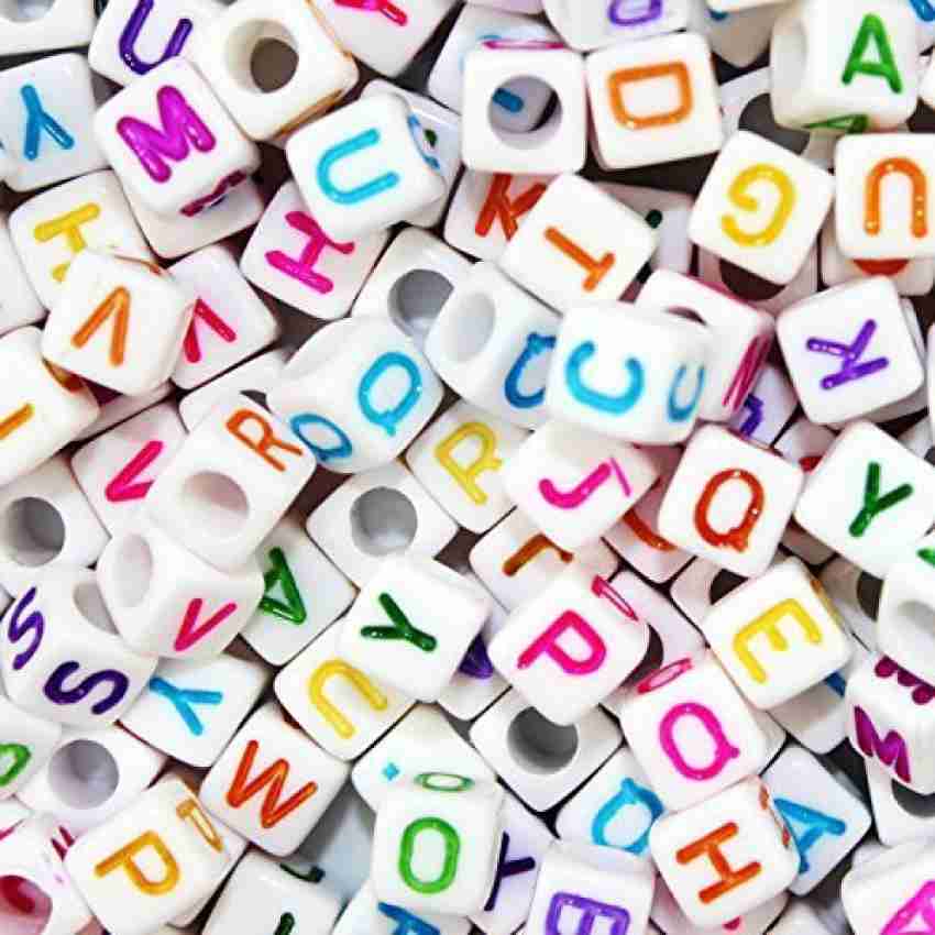Generic 800 Pcs Letter Beads Alphabet Beads for Jewelry Making with  Colorful Letters for Kids DIY Bracelets, Necklaces, Children's Educa - 800  Pcs Letter Beads Alphabet Beads for Jewelry Making with Colorful