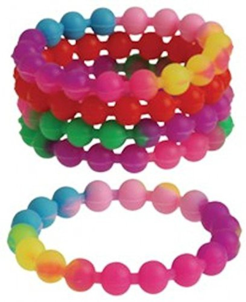 Silicone bead best sale bracelets
