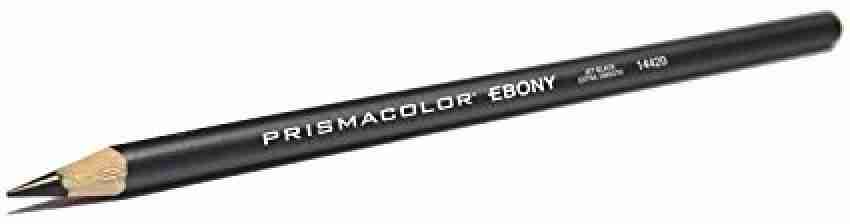 Prismacolor Ebony Graphite Pencils, Black Drawing Pencil Set 12 Count  Sketching Pencils