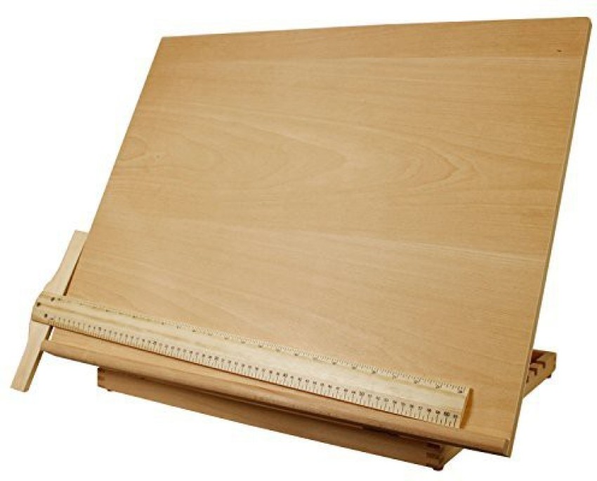 US Art Supply Extra Large Adjustable Wood Artist Drawing & Sketching Board  