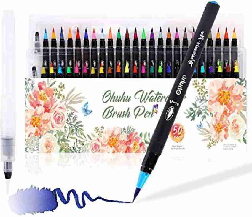 Generic Watercolor Markers Brush Pen, 48 Colors Water Color