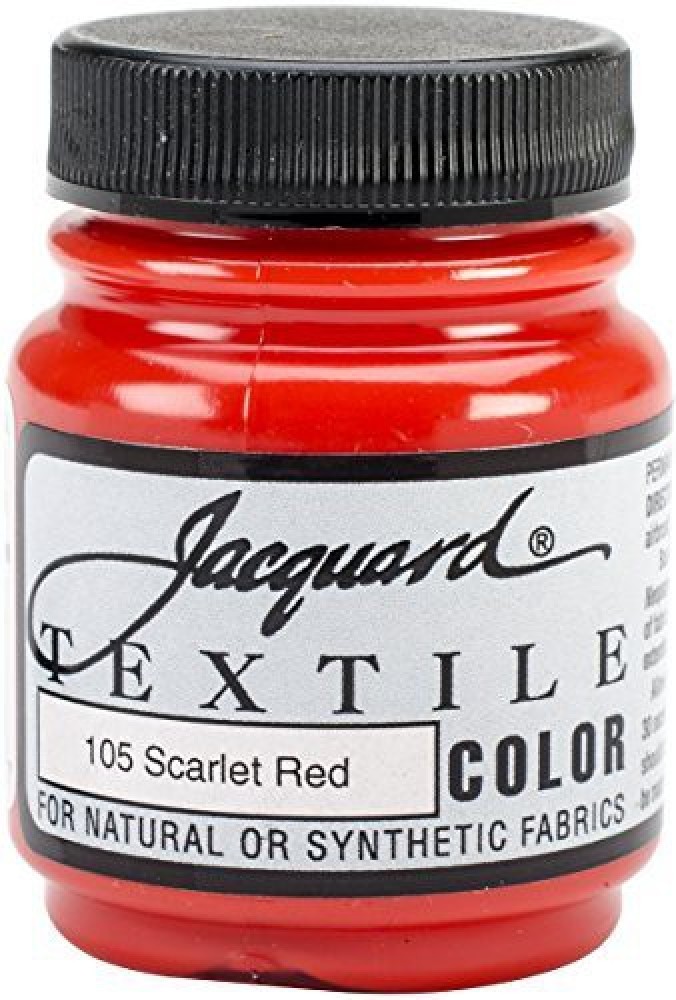 Jacquard Products Textile Color Fabric Paint, 2.25-Ounce, Scarlet