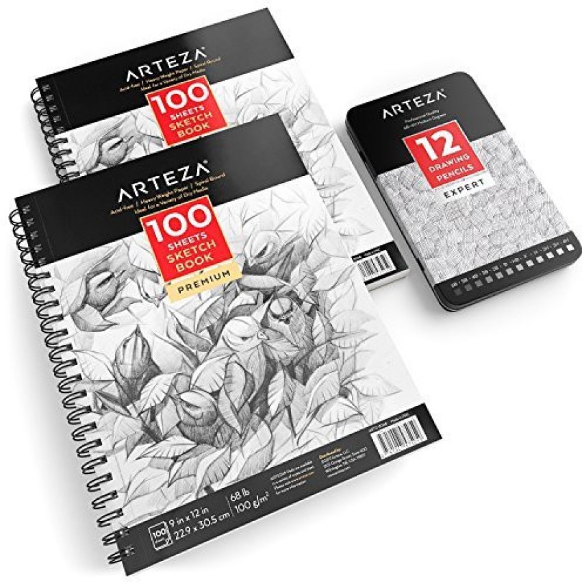 https://rukminim2.flixcart.com/image/850/1000/jkwwgi80/art-craft-kit/z/7/g/arteza-bundle-sketch-book-9x12-sketch-pencils-generic-original-imaf85hfuyubeyj7.jpeg?q=90