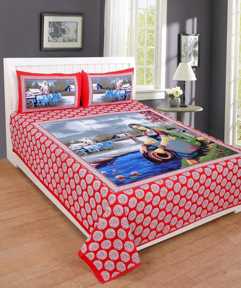 Flipkart cotton hotsell bed sheet