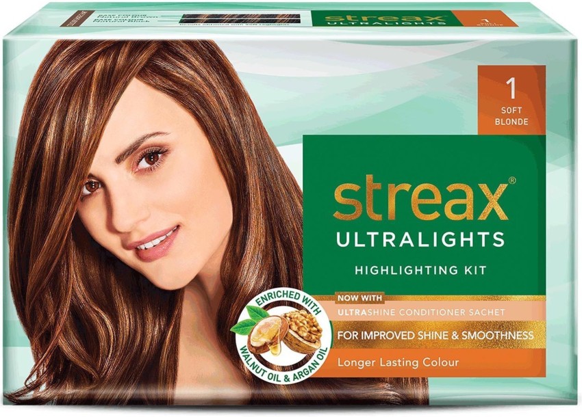 Streax Ultralights Highlighting Kit  Soft Blonde Pack of 2 Hair Color