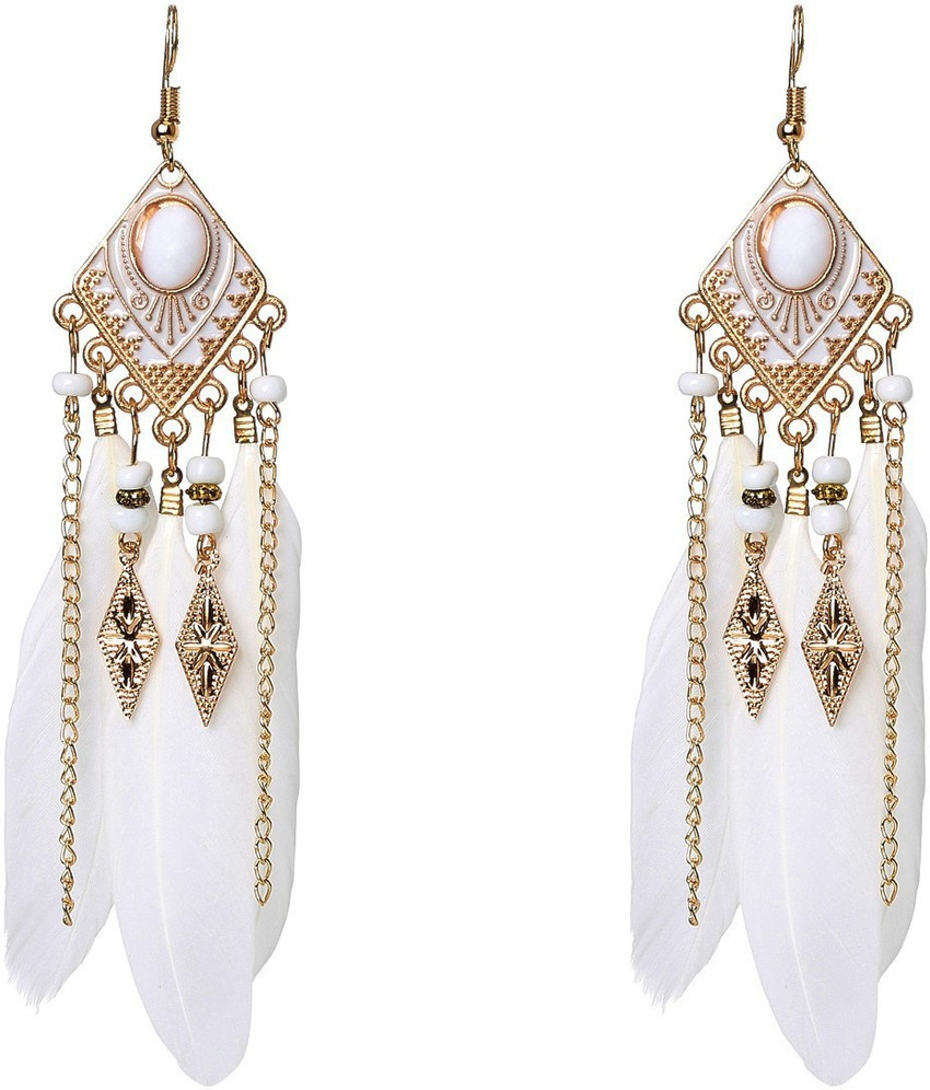 Discover 181+ feather earrings flipkart super hot seven.edu.vn