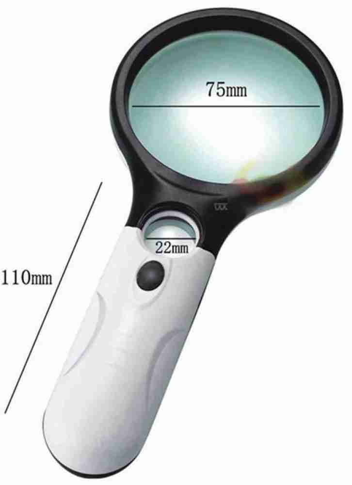 Mini Microscope Lumineux 160X 200X avec Loupe Lumière Portable