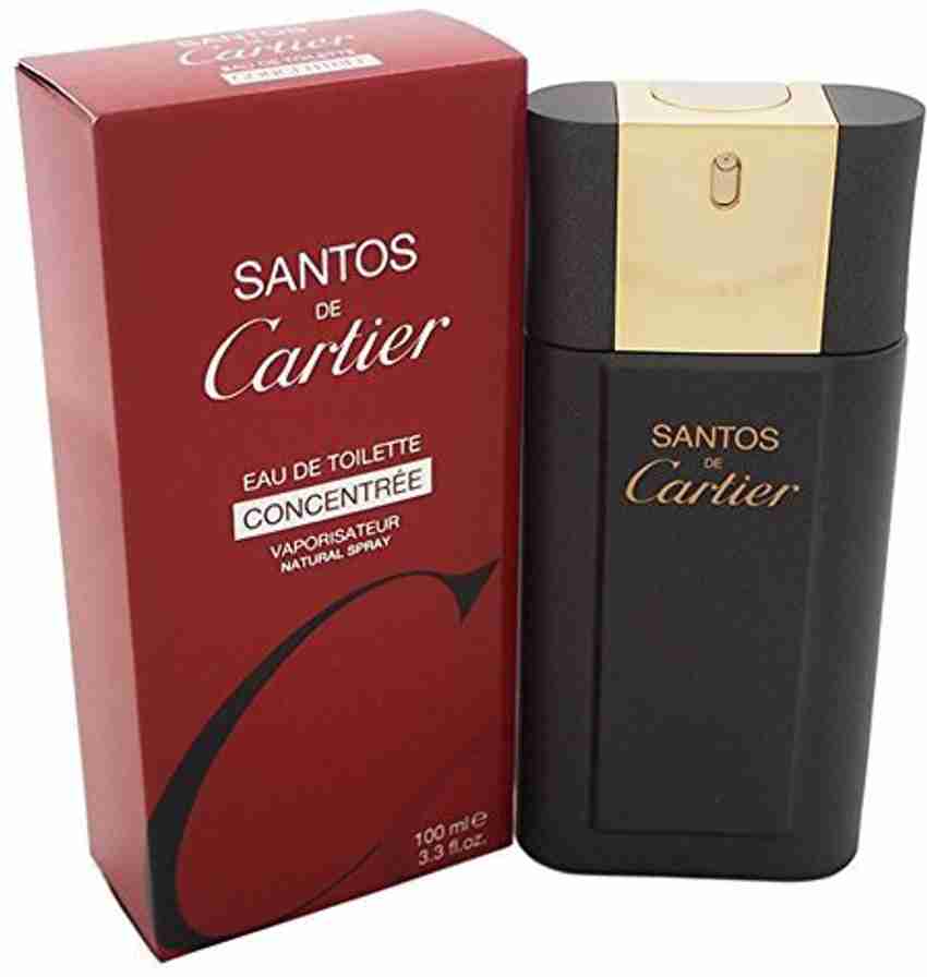 Buy Cartier Santos De By For Men Concentrate Edt Spray 3.3 Oz Packaging May Vary Eau de Toilette 100 ml Online In India Flipkart
