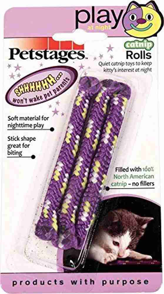 Petstages Nighttime Quiet Cat Toy Quiet Catnip Toys Catnip Rolls
