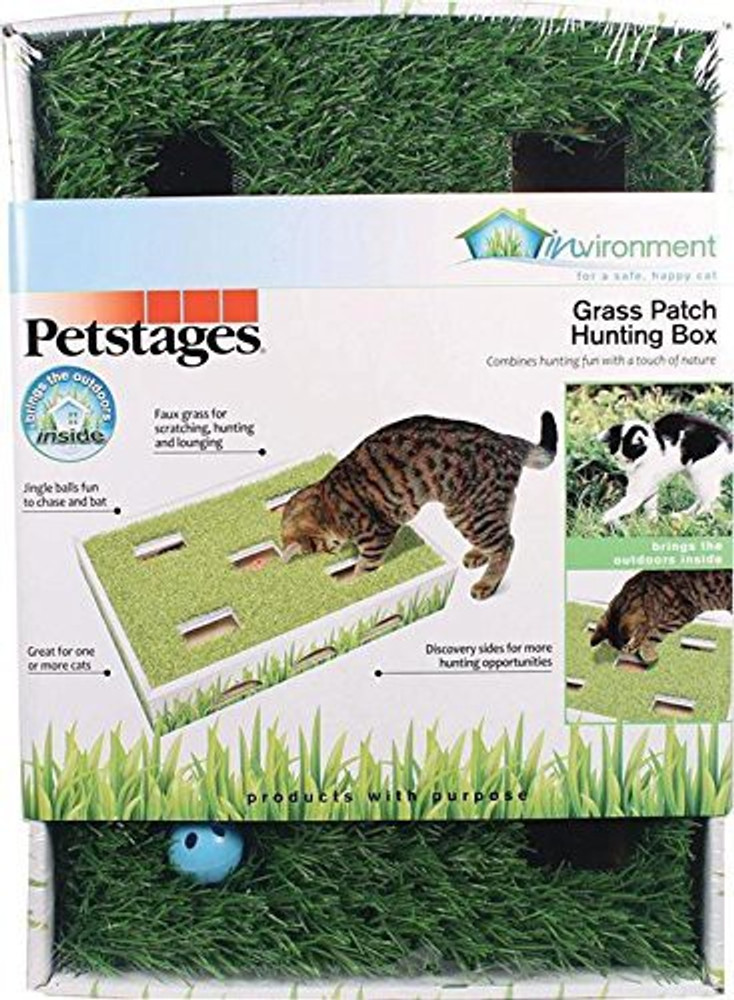 Petstages grass patch hotsell hunting cat box
