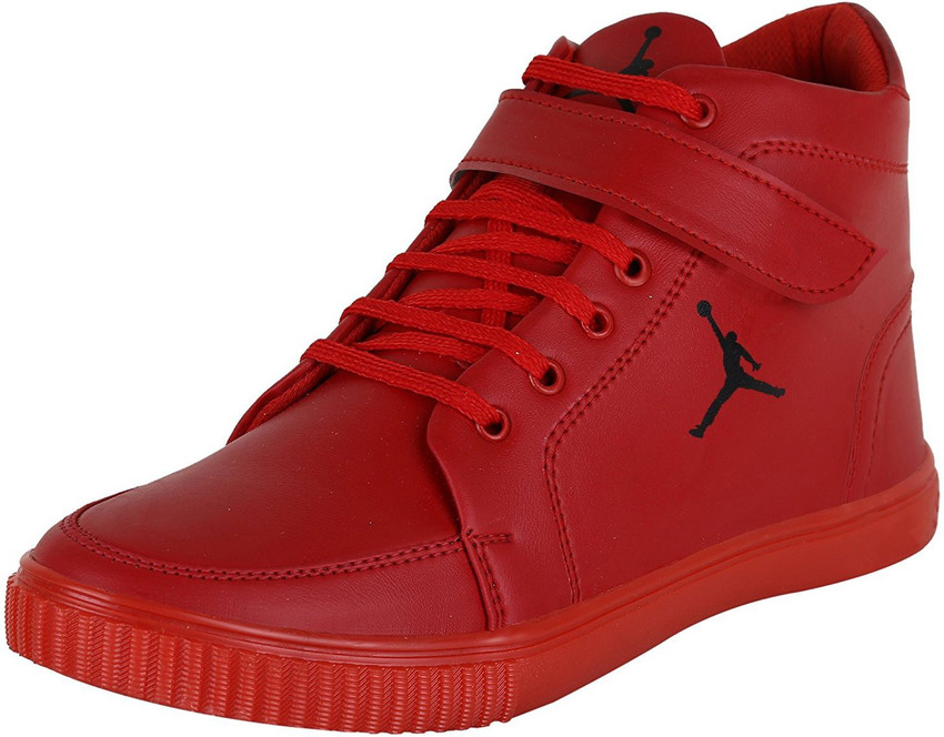 Long shoes red colour outlet